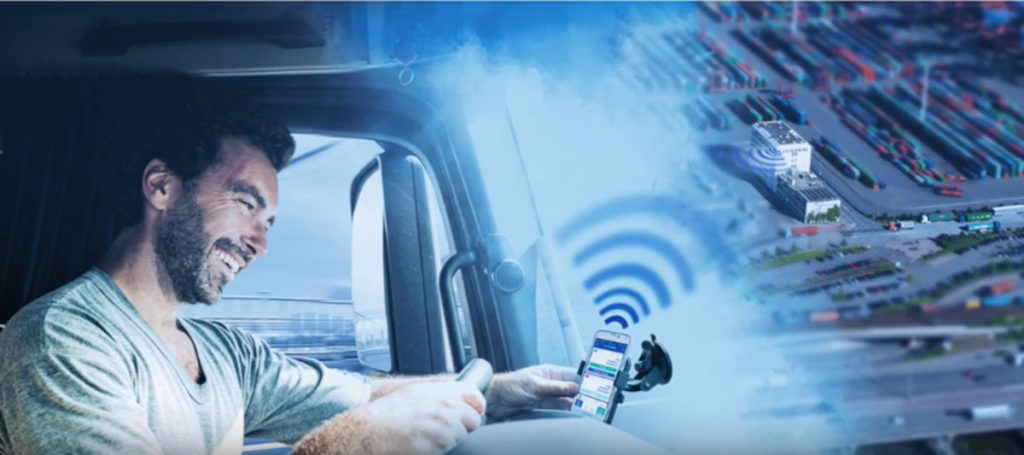 Trucker App iBeacons