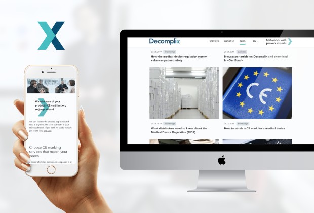 Decomplix – Webauftritt für den Zertifizierungs-Experten