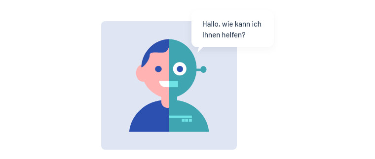 Chatbot mit künstlicher Intelligenz