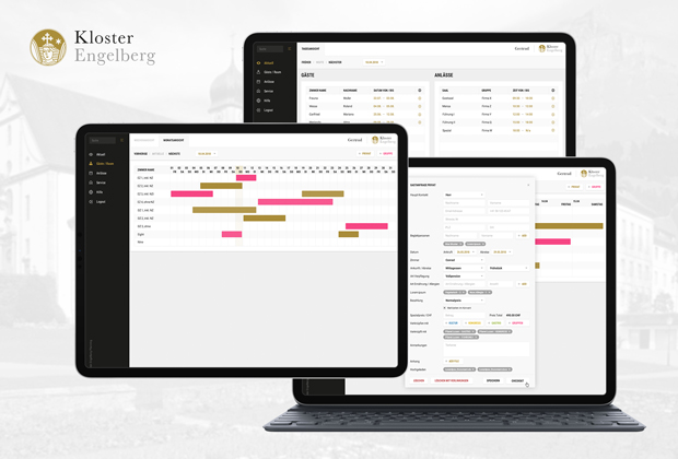 Kloster Engelberg Planungs- und Buchungsplattform