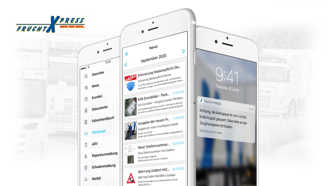 Mobile Kommunikation bei FruchtXPress