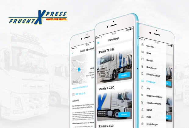 FruchtXPress App vereint Backoffice und Chauffeure